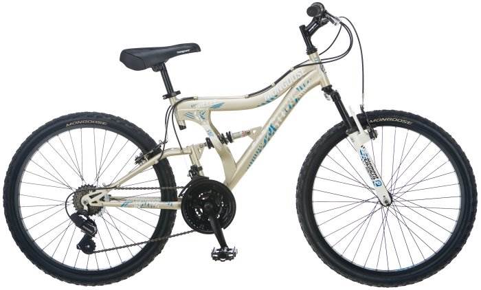 Mongoose 24" Melee Boys Dual Suspension Mountain Bike