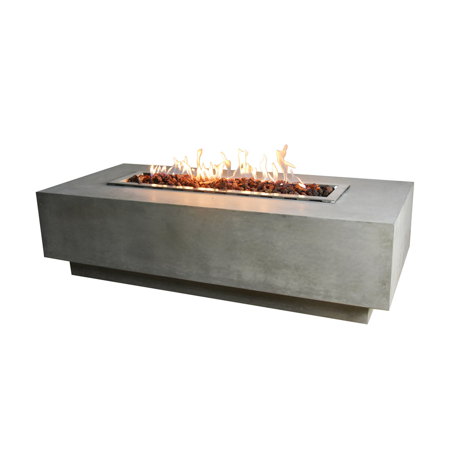 Elementi Granville 60" Concrete 45,000 BTU Liquid Propane Fire Pit (For Parts) - VMInnovations