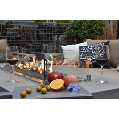 Elementi Granville 60" Concrete 45,000 BTU Liquid Propane Fire Pit (For Parts) - VMInnovations