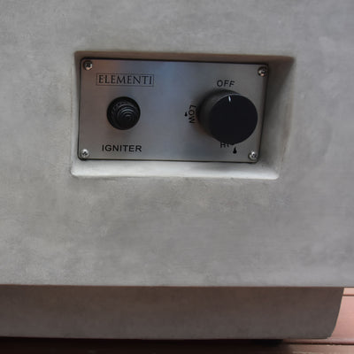 Elementi Granville 60" Concrete 45,000 BTU Liquid Propane Fire Pit (For Parts) - VMInnovations