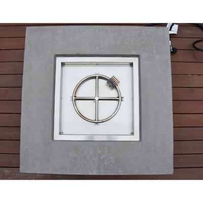 Elementi 36" Concrete Outdoor 45,000 BTU Liquid Propane Fire Pit (For Parts) - VMInnovations