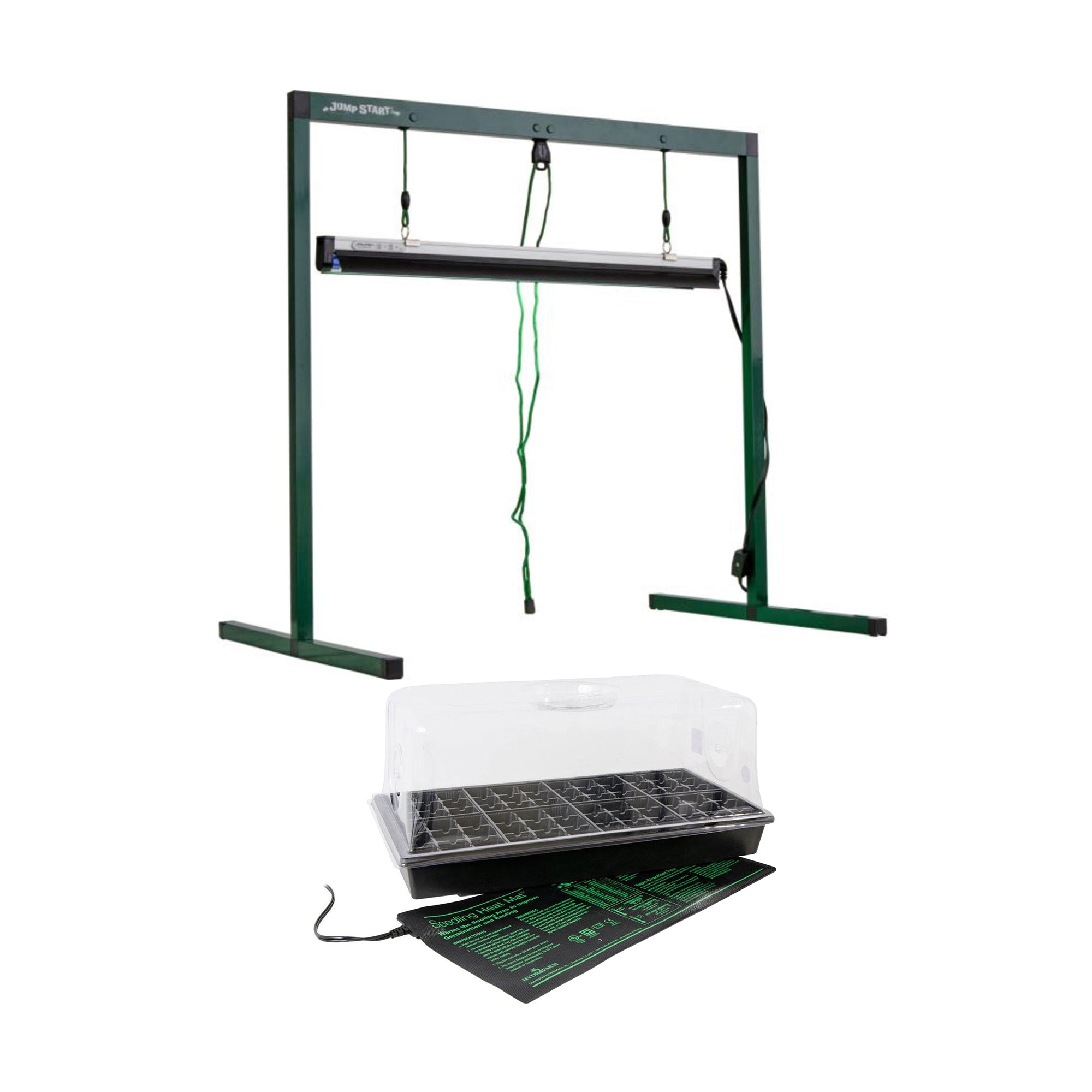 Jump Start Germination HotHouse with Heat Mat & T5 Adjustable Grow Light System