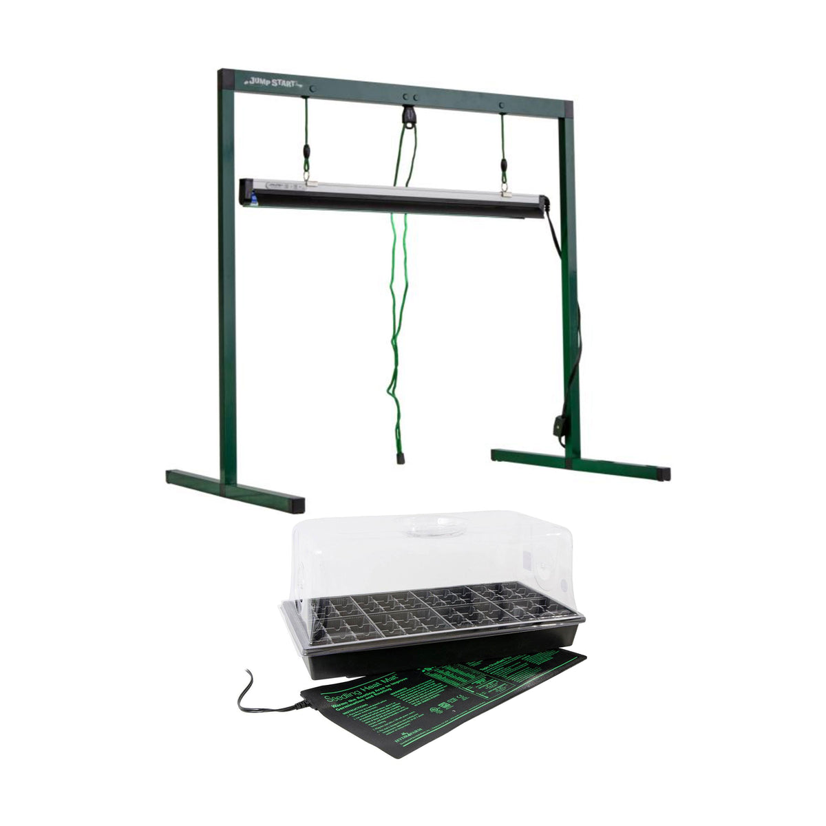 Jump Start Germination HotHouse with Heat Mat & T5 Adjustable Grow Light System