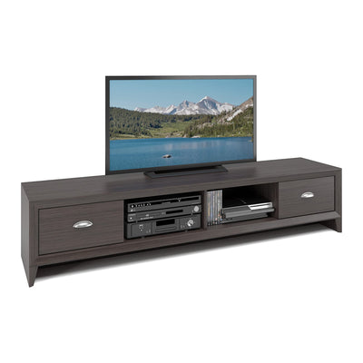 CorLiving 71 Inch Long Lakewood TV Stand for TVs Up to 85 Inches, Modern Wenge