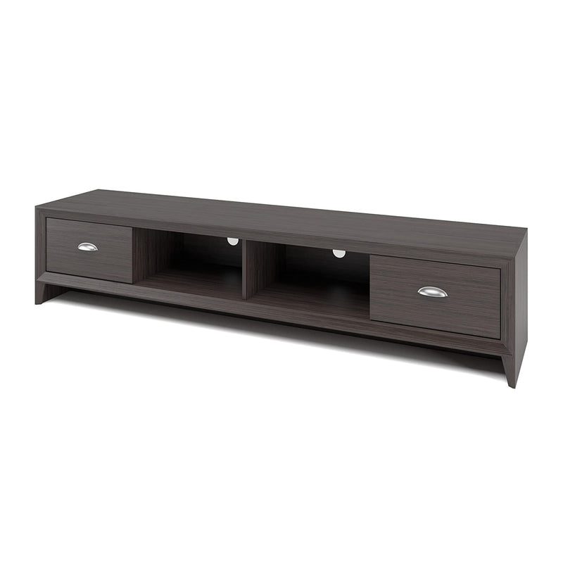 CorLiving 71 Inch Long Lakewood TV Stand for TVs Up to 85 Inches, Modern Wenge