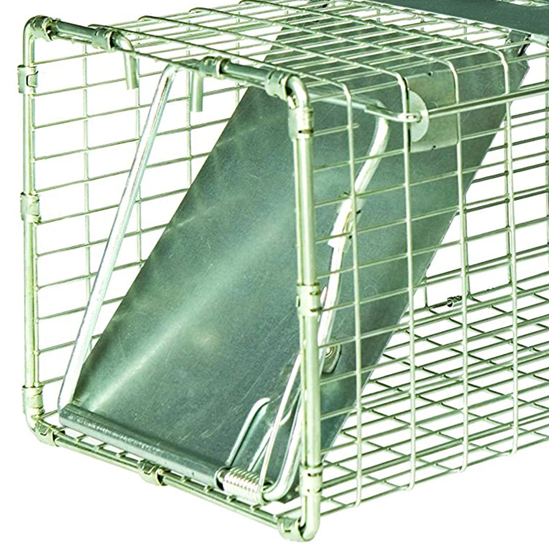 Little Giant LT1 18 Inch Reinforced Live Animal Trap with Single Door Entry