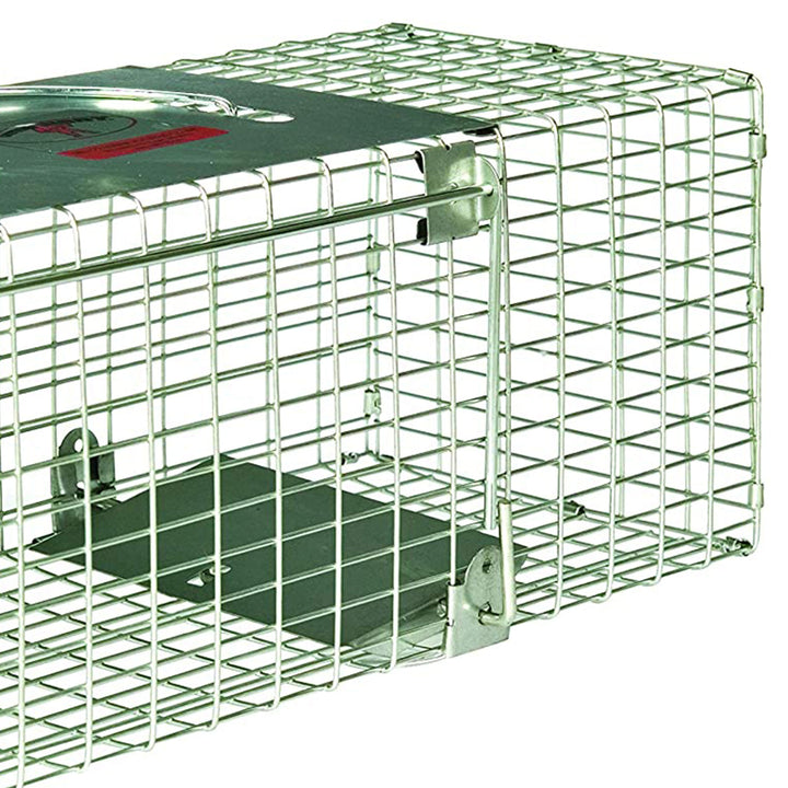 Little Giant 18 in Reinforced Live Animal Trap with Single Door Entry (Open Box)