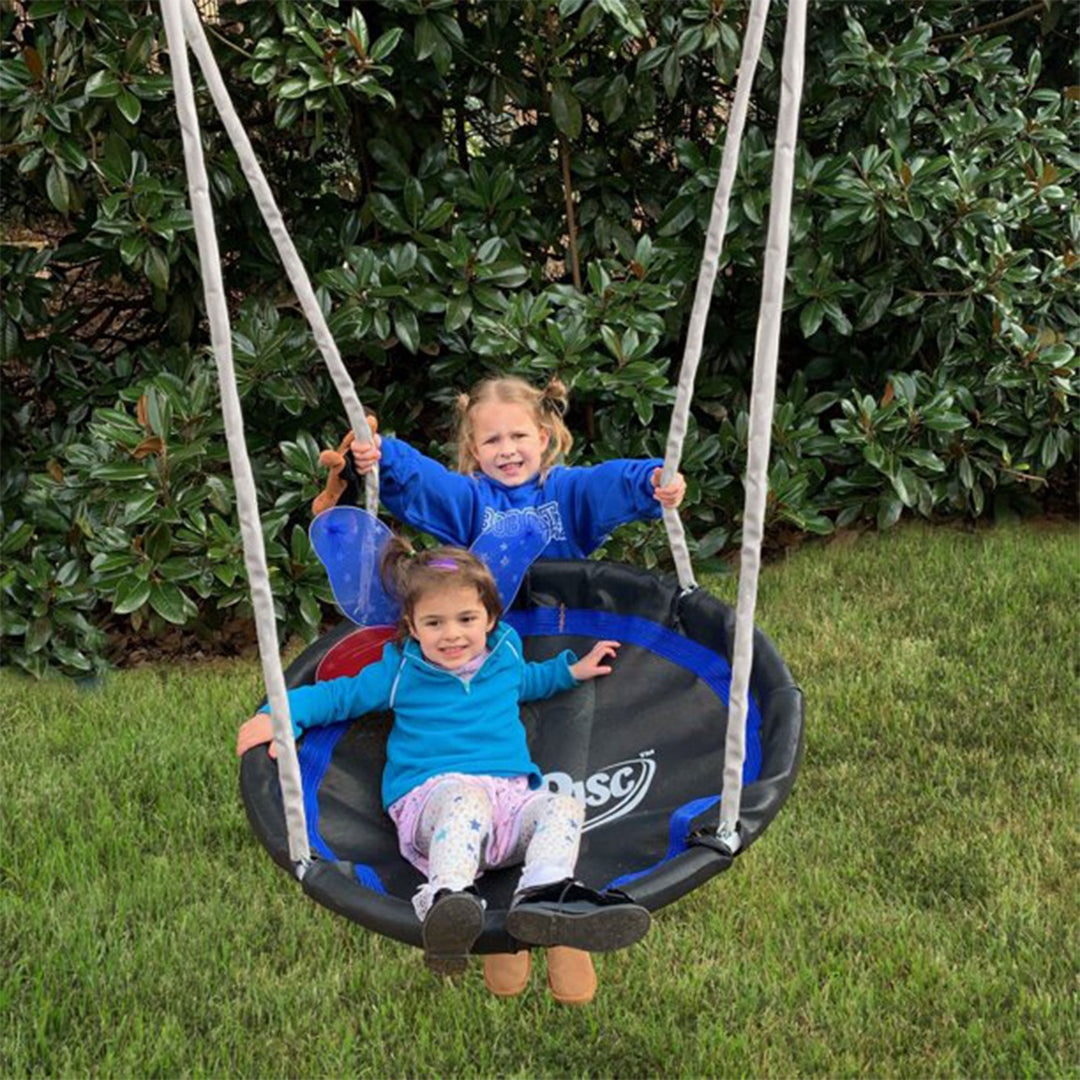 XDP Recreation Freedom Fun Play Swing Set w/See Saw, Super Disc, Swings, & Slide