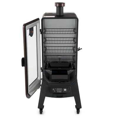 Pit Boss Copperhead 3-Series Wood Smoker & 20lb Classic Blend Hardwood Pellets