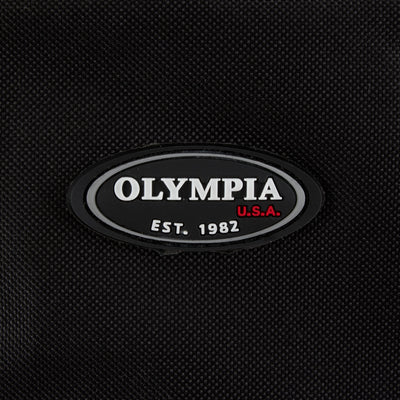 Olympia 26 Inch 8 Pocket U Shape Rolling Duffel Bag w/ Retractable Handle, Black - VMInnovations