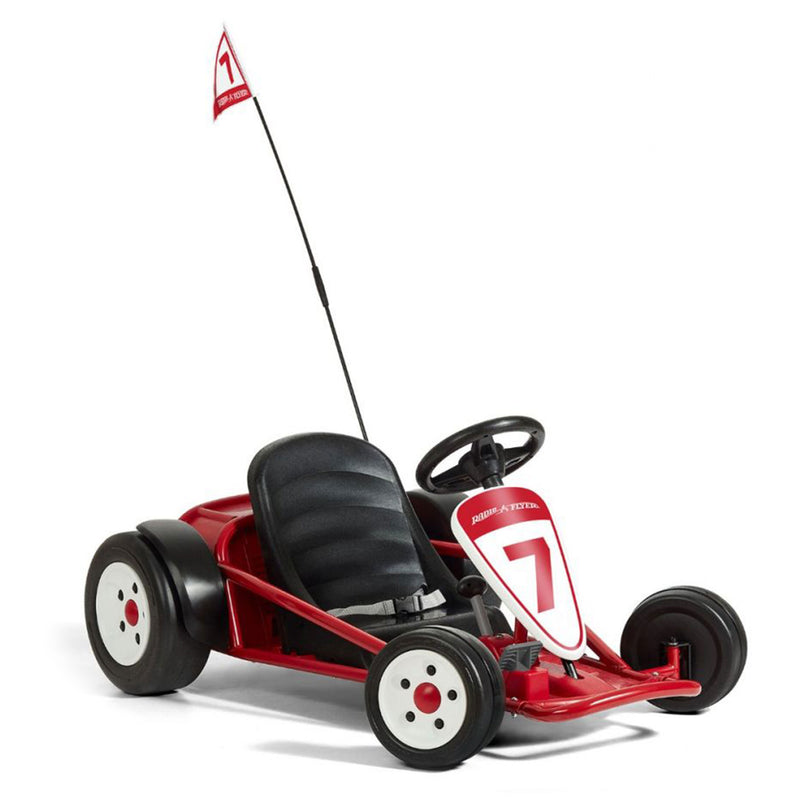 Radio Flyer Battery-Powered Kids Ultimate Outdoor Go-Kart, Red (Open Box)