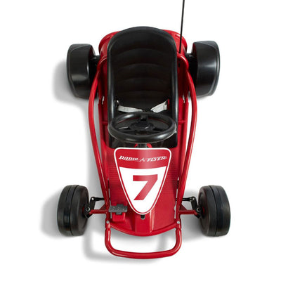 Battery-Powered Adjustable Kids Ultimate Outdoor Go-Kart, Red (Used)