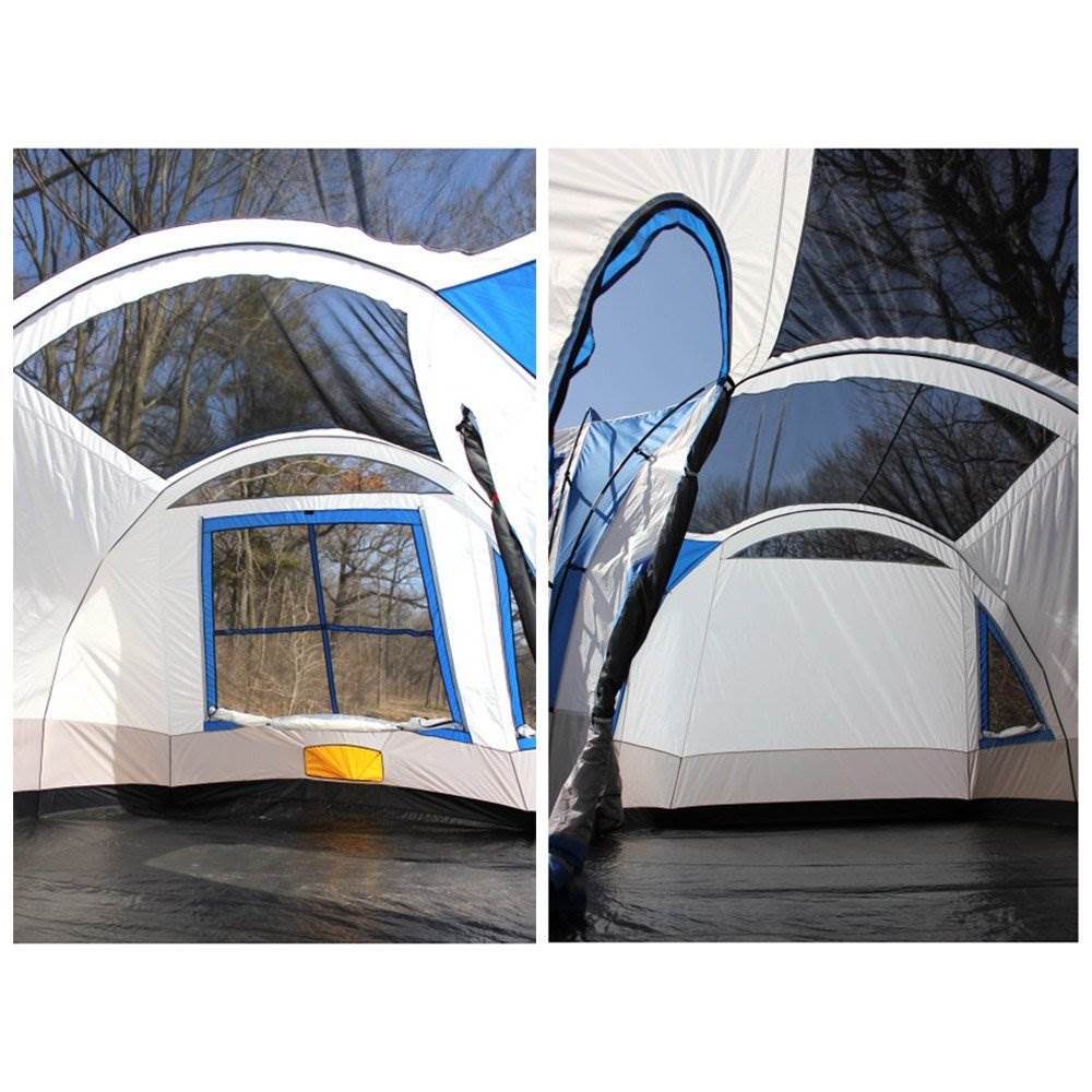 Tahoe Gear Gateway 12 Person Deluxe Cabin Family Tent (Open Box)