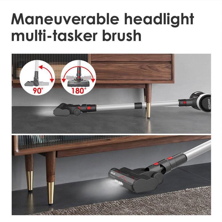 Evereze Cordless Vacuum Cleaner w/ 45 Min Runtime & 1.1 Qt Dust Cup (For Parts)