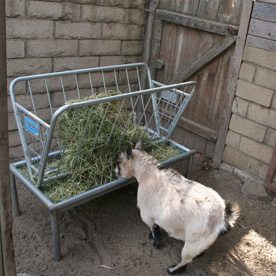 Rugged Ranch Products 4 Ft Heavy Duty Galvanized Steel Pasture Feeder (Open Box)