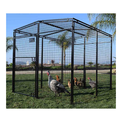 Rugged Ranch Products 6.3 Foot Universal Walk In Pen with Double Latch Entry - VMInnovations