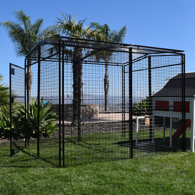 Rugged Ranch Products 6.3 Foot Universal Walk In Pen with Double Latch Entry - VMInnovations
