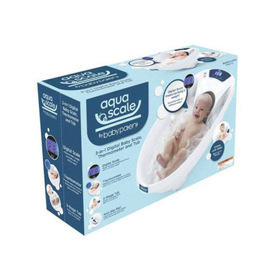 Baby Patent 3 in 1 Aqua Scale Digital Infant Baby Bath Tub w/ Water Thermometer