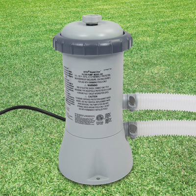 Intex 12 Foot x 30 Inches Pool with Intex 530 GPH Pool Cartridge Filter Pump