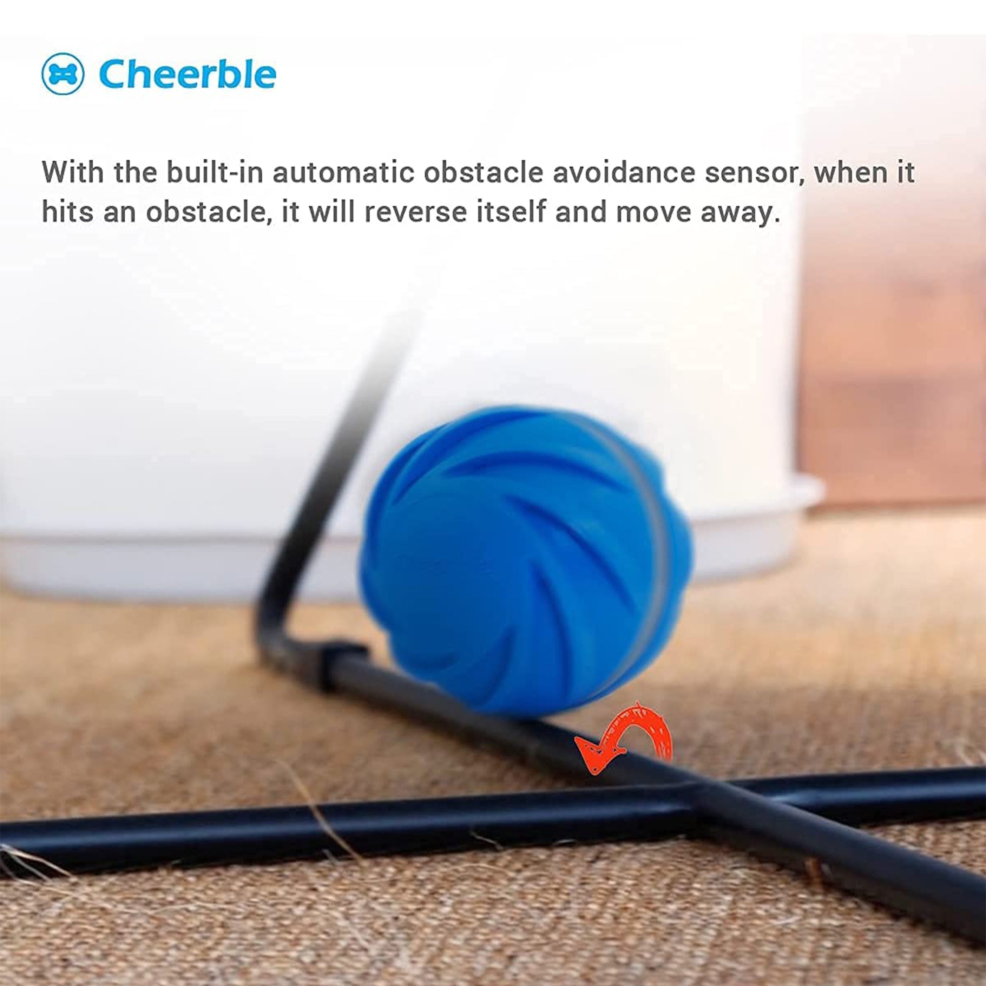 Cheerble Wicked Cyclone Indoor Outdoor Automatic Interactive Dog Toy (Open Box) - VMInnovations
