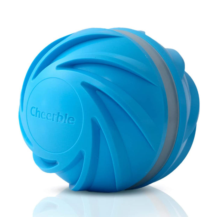 Cheerble Wicked Cyclone Automatic Interactive Dog Toy Ball, Blue (Used)