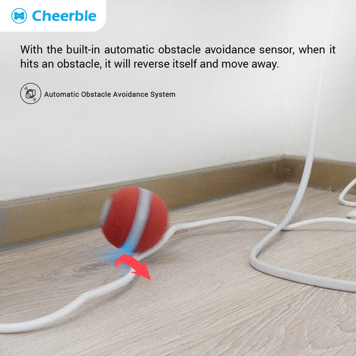 Cheerble Automatic Propelling 3 Speed Interactive Pet Cat Ball (Open Box) - VMInnovations