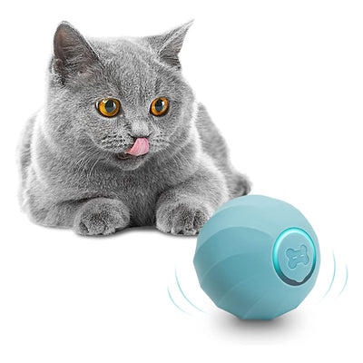 Cheerble M1 Interactive Cat Ball with 3 Modes and Auto Obstacle Avoidance, Blue