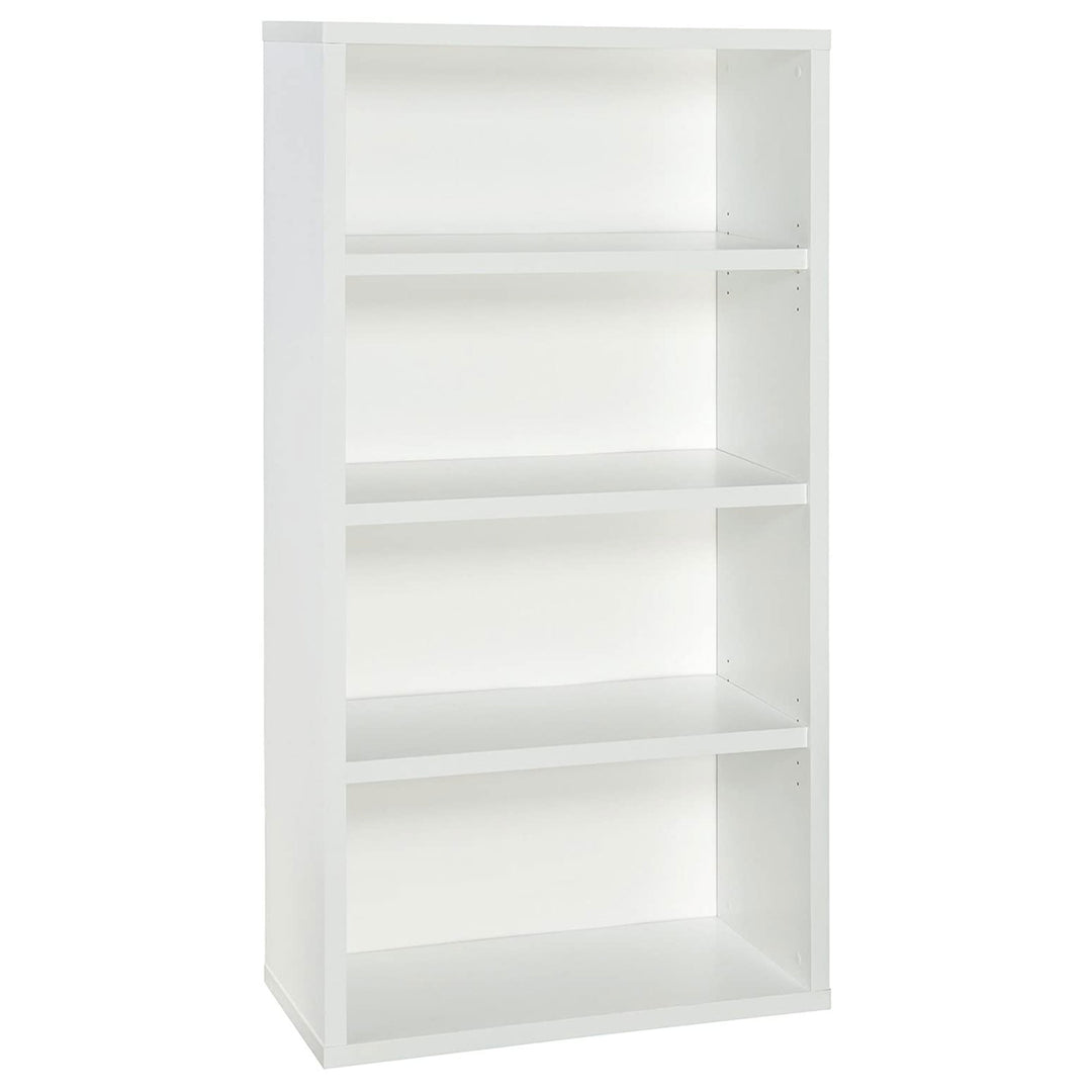 ClosetMaid Decorative Modern Rectangular 4 Tier Shelf Wooden Bookcase (Used)