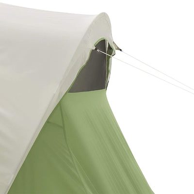 Coleman Montana Spacious 6 Person Cabin Camping Tent with Extended Awning, Green