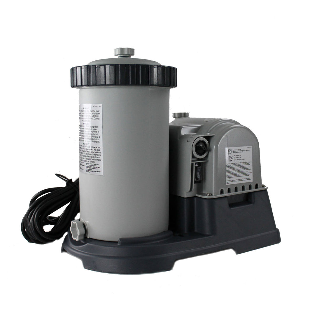 Intex 18’ x 48” Above Ground Swimming Pool and 2500 GPH Cartridge Filter Pump