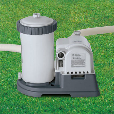 Intex Automatic Pool Vacuum Cleaner & Intex Above Ground Pool Filter Pump (2)