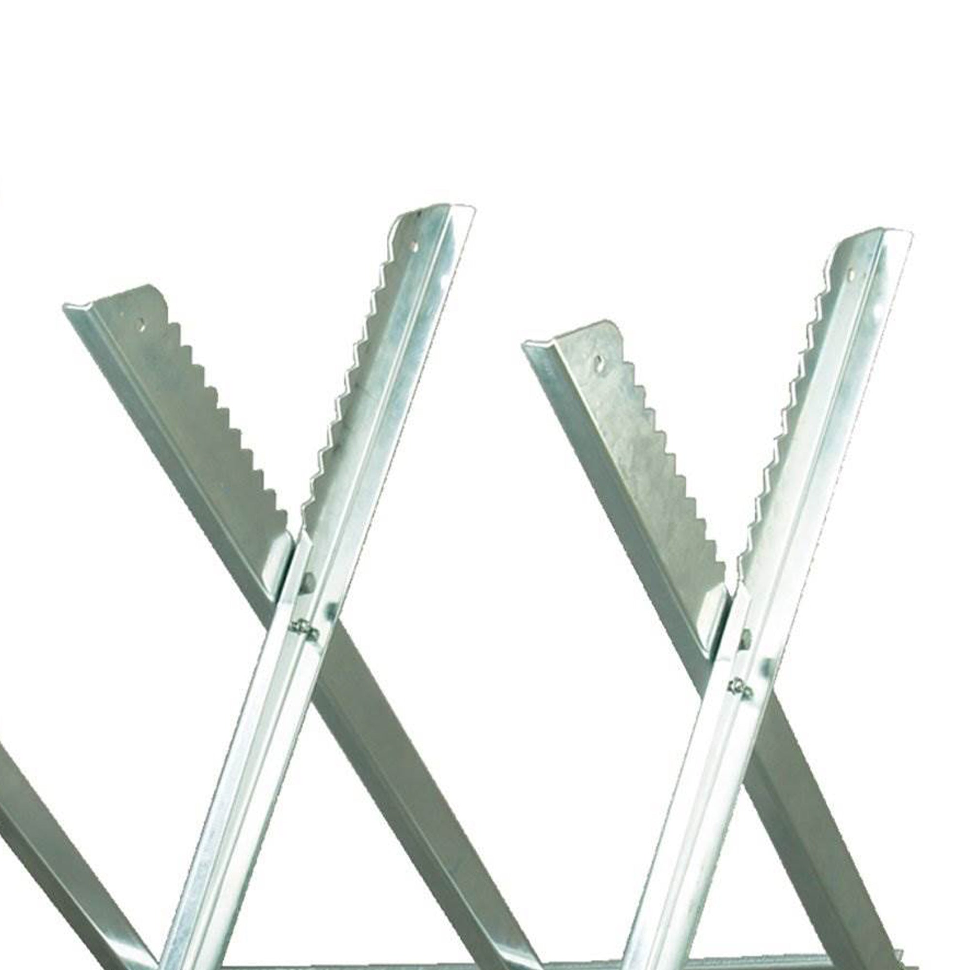 Timber Tuff TMW-10 Portable Adjustable Lumber Log Holder Sawhorse Stand (6 Pack) - VMInnovations