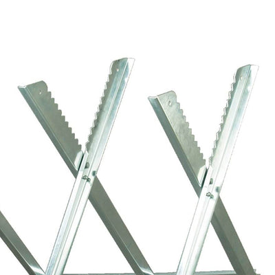Timber Tuff TMW-10 Portable Adjustable Lumber Log Holder Sawhorse Stand (6 Pack) - VMInnovations