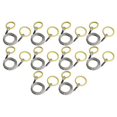Timber Tuff TMW-38 10ft ATV UTV Log Lumber Choker Cable with Tow Rings (10 Pack)