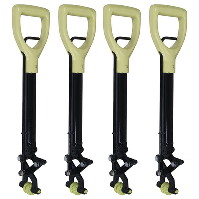 Brush Grubber Handy Grubber Xtended Reach Grabber Claw w/Non Slip Pads (4 Pack)