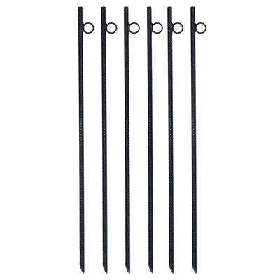 Yard Tuff YTF-1230RS 1/2in Diameter 30in Long Rebar Yard Stake w/Loop (6 Pack)