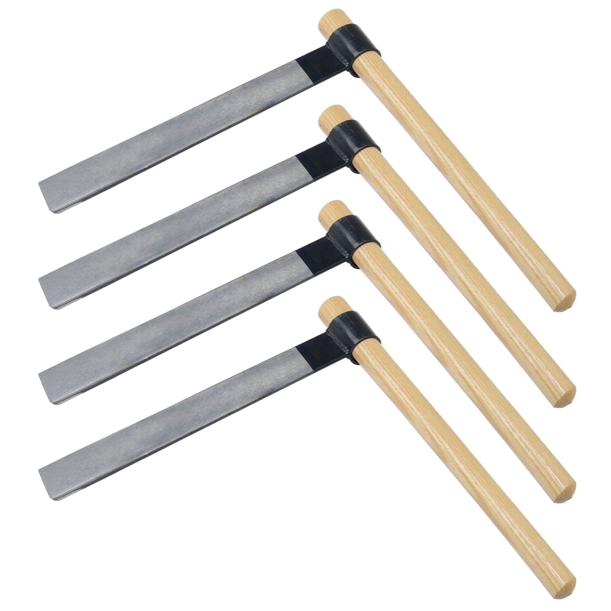 Timber Tuff Shingle Froe Traditional Woodworking Wood Splitting Tool (4 Pack)
