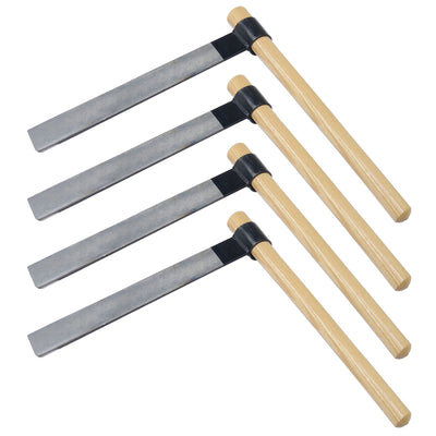 Timber Tuff Shingle Froe Traditional Woodworking Wood Splitting Tool (4 Pack)