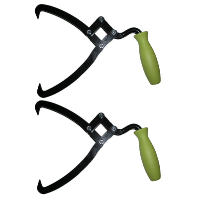 Timber Tuff TMW-40 Metal Woodworking and Logging Log Grabber Tongs (2 Pack) - VMInnovations