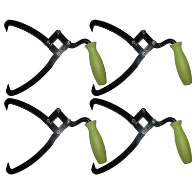 Timber Tuff TMW-40 Metal Woodworking and Logging Log Grabber Tongs (4 Pack)