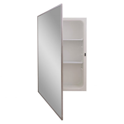 Jensen Basic Styleline 16 x 26 Inch Recessed Medicine Cabinet with Mirror, White