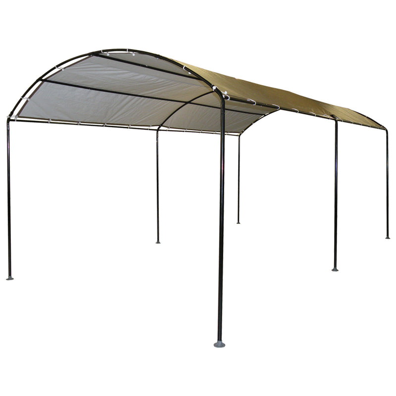 ShelterLogic Outdoor Monarc Waterproof Sun Protectant Gazebo Canopy, Sandstone