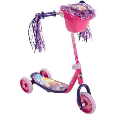 Huffy Disney Princess Girls Kids 3 Wheel Scooter with Basket (Open Box)