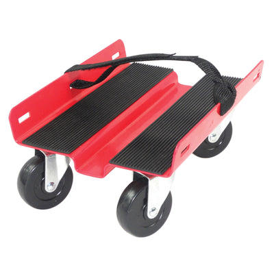 Extreme Max 5800.2000 Economy Steel Snowmobile Dolly System w/ Nylon Wheels, Red