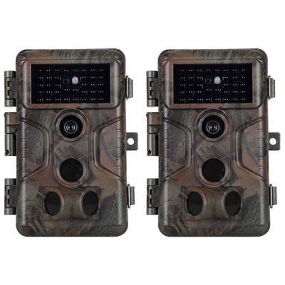 Agitato No Glow Game and Deer Trail Camera with 100 Foot Night Vision (2 Pack)
