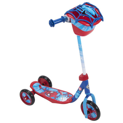 Huffy Wide Deck 3-Wheeled Marvel Spider-Man Scooter (Open Box)