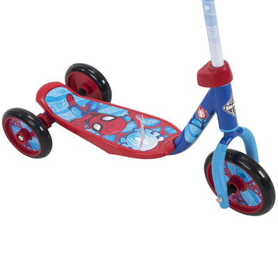 Huffy Wide Deck 3-Wheeled Marvel Spider-Man Scooter (Open Box)