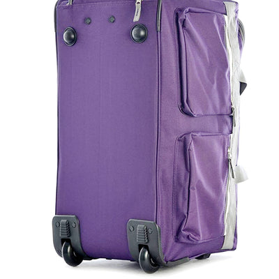 Olympia 33 Inch 8 Pocket U Shape Rolling Duffel Bag with Handle (Used) - VMInnovations