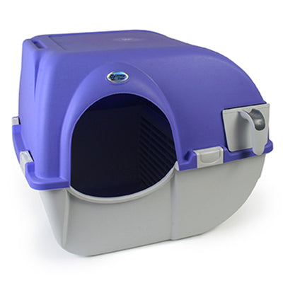 Omega Paw Roll 'n Clean Self Cleaning Cat & Kitten Litter Box, Large (Used)
