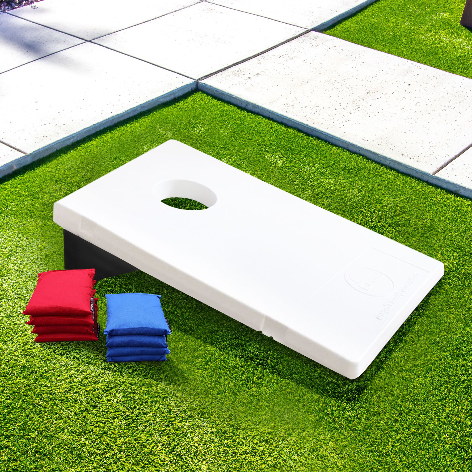 EZ Carry Portable All Weather Cornhole Set w/ Boards and Beanbags (Used) - VMInnovations